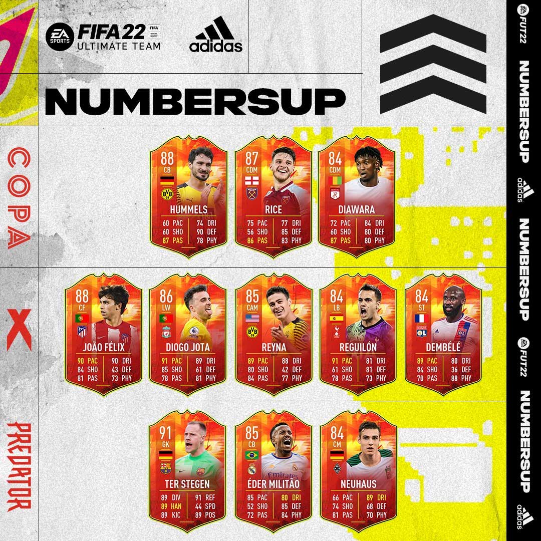 Guia da promo adidas NumbersUp para FIFA 22