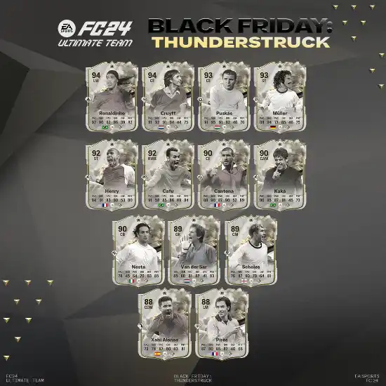 FC 24 Black Friday - Thunderstruck Icons Team