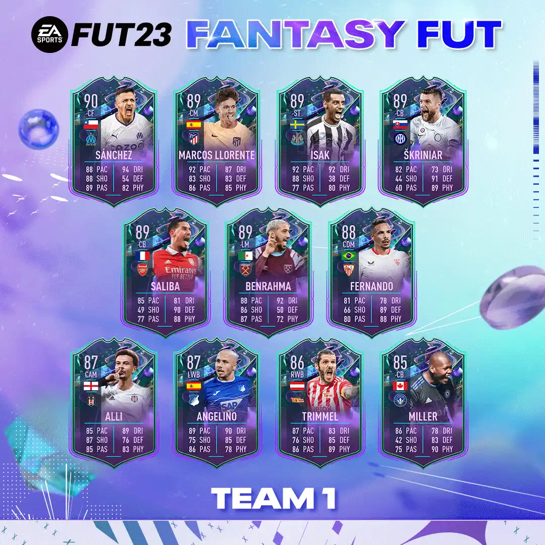 Evento FUT Fantasia para FIFA 23 Ultimate Team
