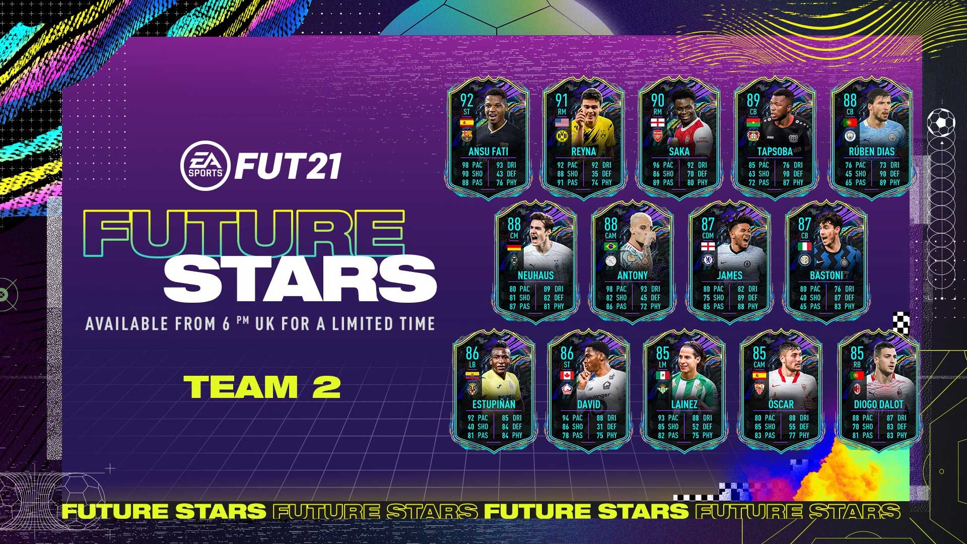 Craques do Futuro de FIFA 22 Ultimate Team