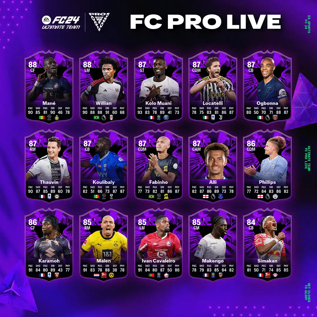 Evento Pro Play para FC 24