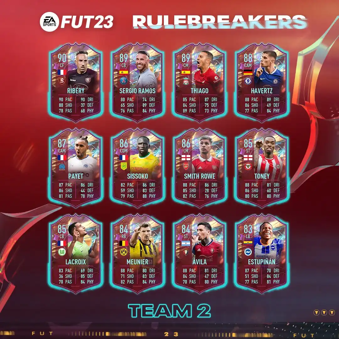 Evento Rulebreakers para FIFA 23 Ultimate Team