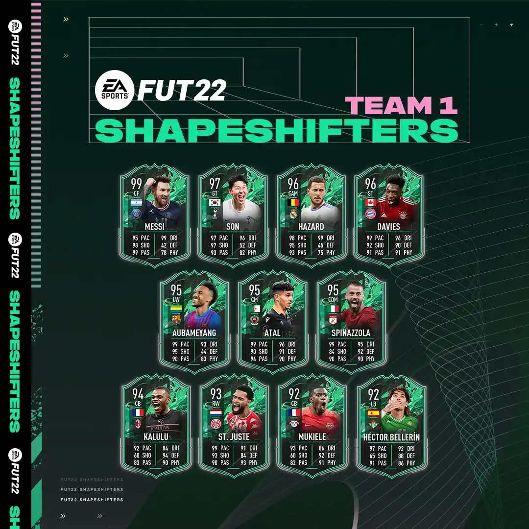 Shapeshifters en FIFA 22 Ultimate Team