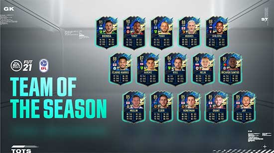 FIFA 21 EFL TOTS