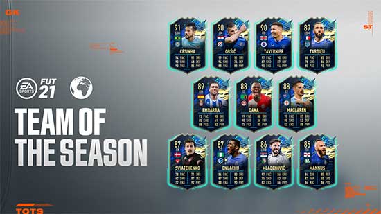 FIFA 21 ROW TOTS