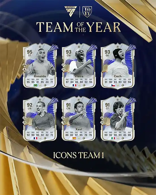 FC 24 TOTY Icons - Team 1