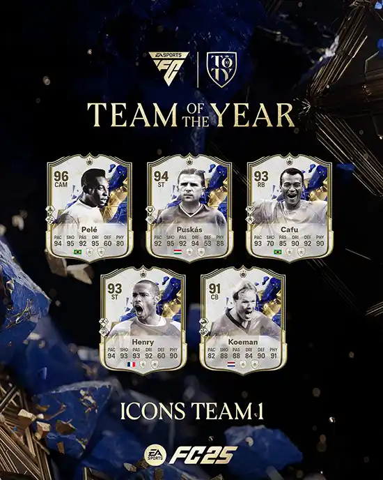 FC 25 TOTY Icons - Team 1