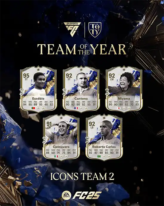 FC 25 TOTY Icons - Team 1