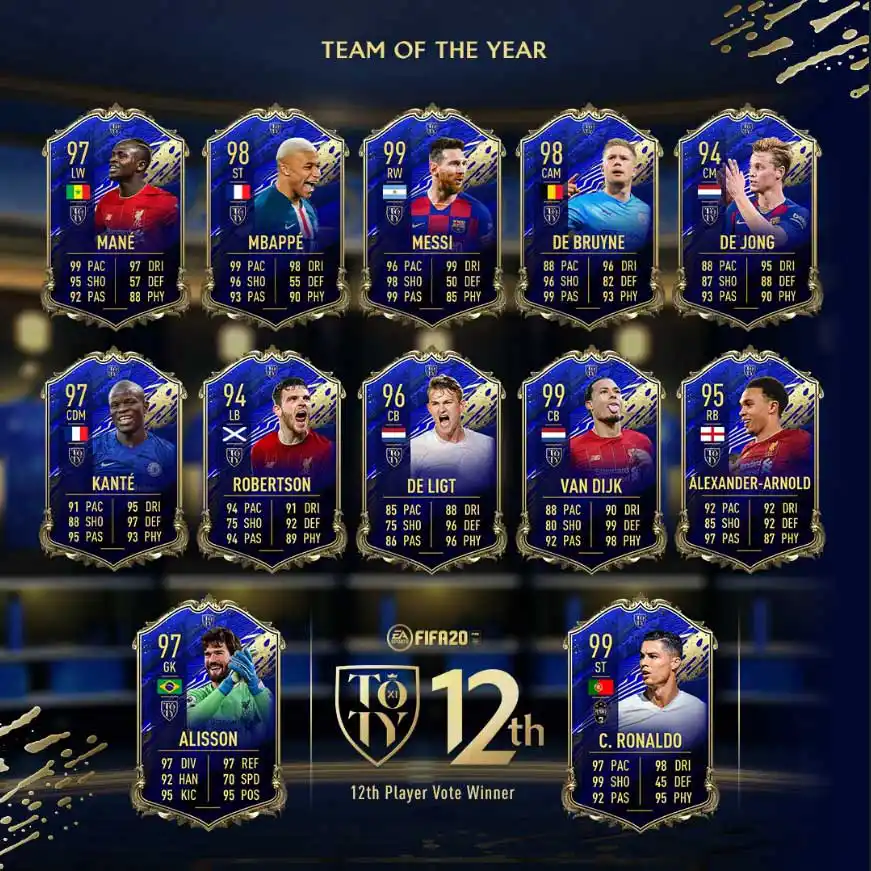 FIFA 21 Team Of The Year - AKQA