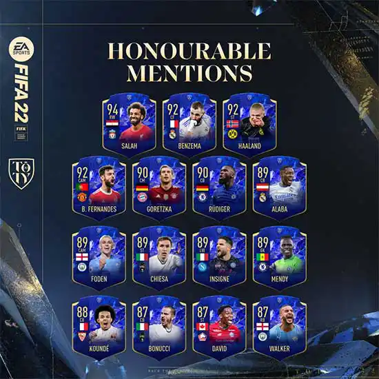 FIFA 22 Team of the Year
