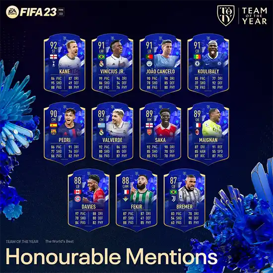 FIFA 23 Honorable Mentions