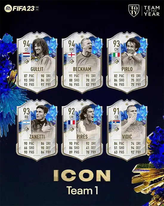 FIFA 23 TOTY Icons - Team 1
