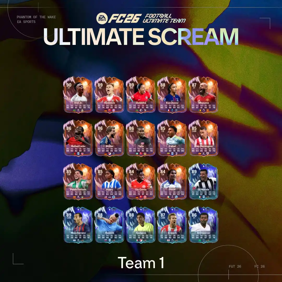 FC 26 Ultimate Scream - Equipa 1