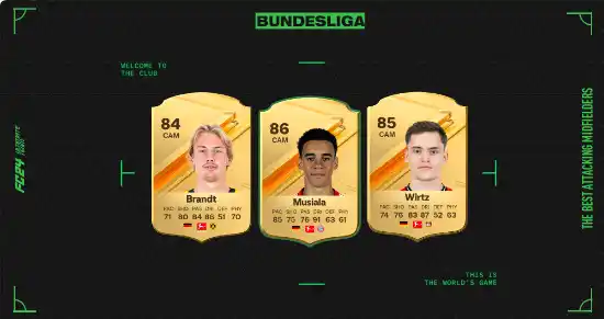 The Best FC 24 Bundesliga Midfielders