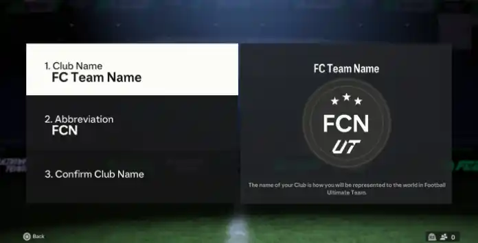 FC 24 Rename Club