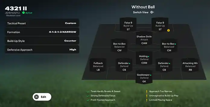 FC 25 4321 Replication II Tactic