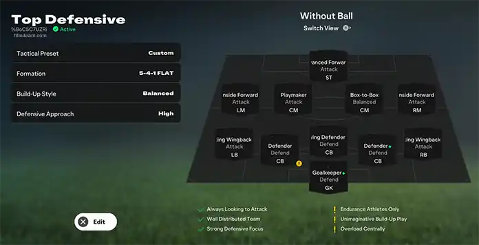 FC 25 Defensive Tactic