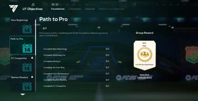 FC 26 Foundations Objectives