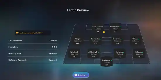 FC 26 Starter Tactic