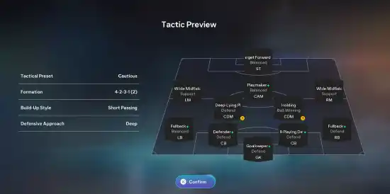 FC 26 Cautious Tactics 