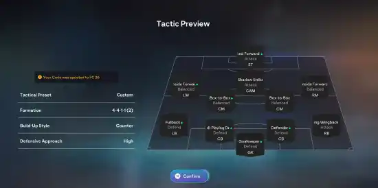 FC 26 Pro Tactic