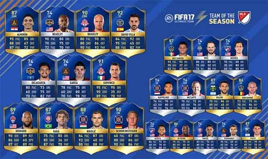 FIFA 17 Major League Soccer TOTS