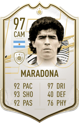 Got 97 Prime Icon Diego Maradona to trade. Looking for the cards in pics 2  and 3. Make me an offer in DM's. : r/MADFUT