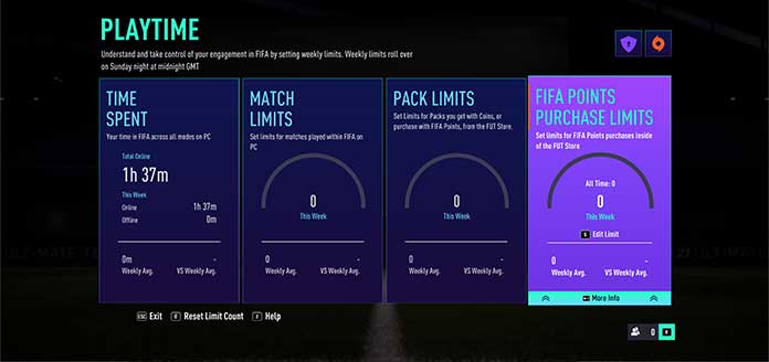 FIFA Points Purchase Limits
