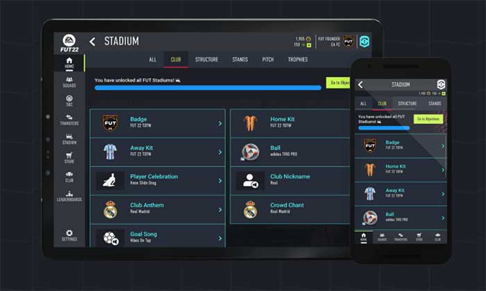 FIFA 22 Companion App for iOS and Android Devices