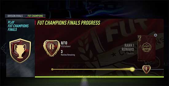 FIFA 22 FUT Champions Progress