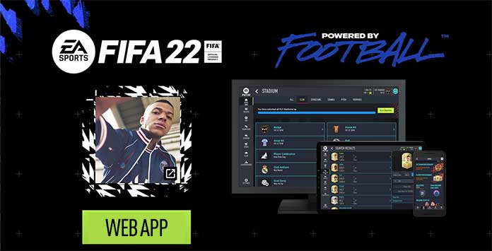 FUT 22 Web App já está Online !