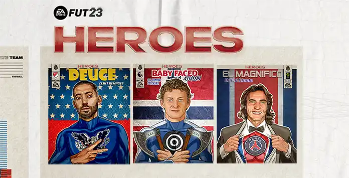 Lúcio, Gomez, Touré - Hero Cards to try In FIFA 23 Ultimate Team