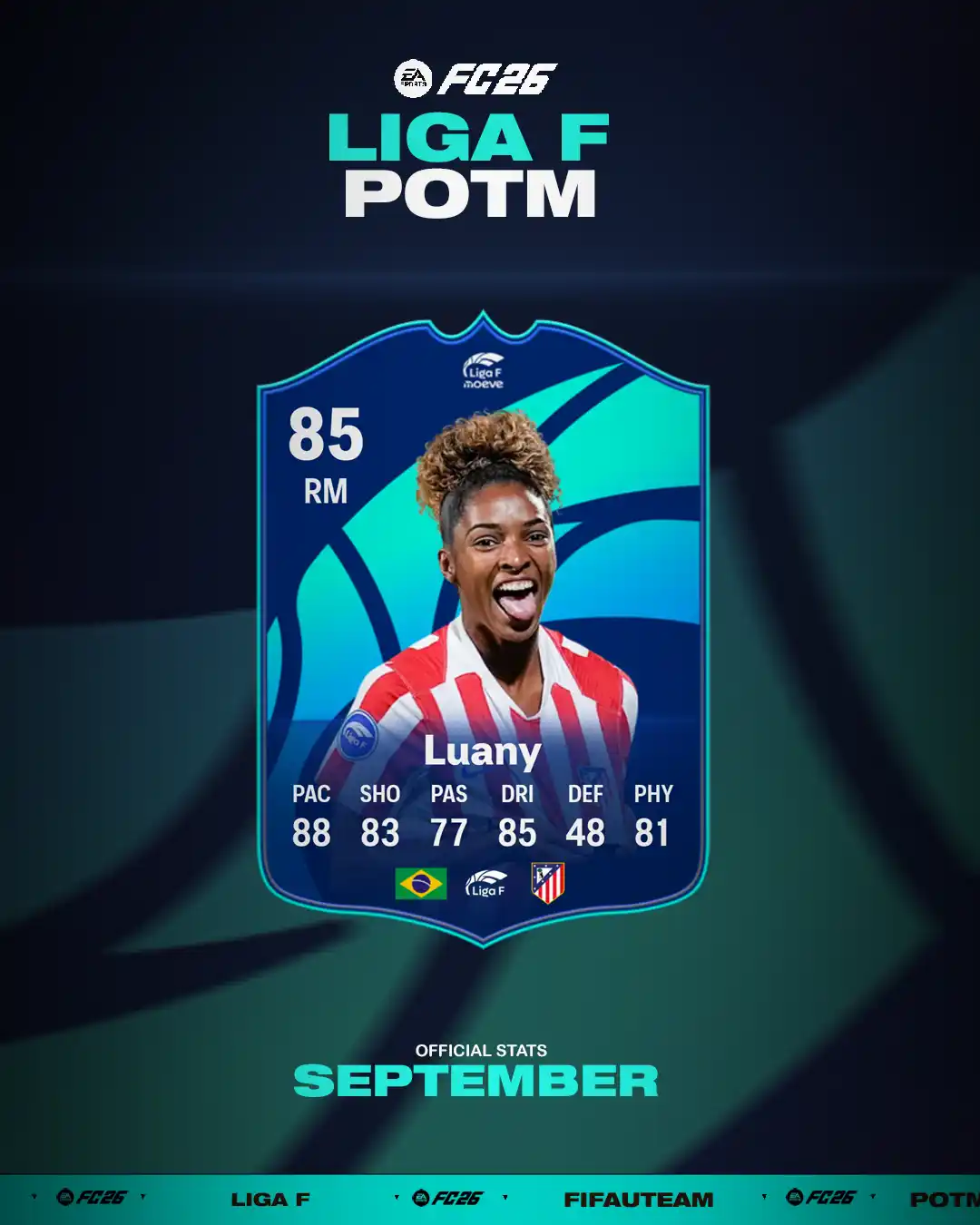 FC 26 Liga F Player of the Month