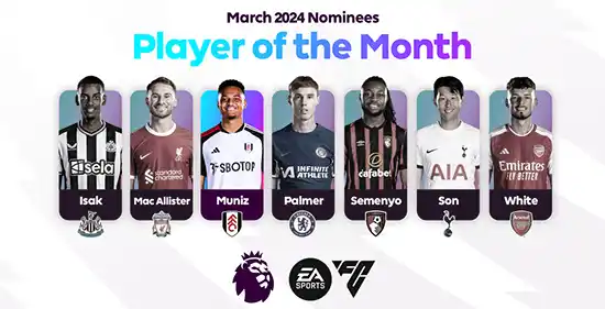 FC 24 Premier League Player of the Month