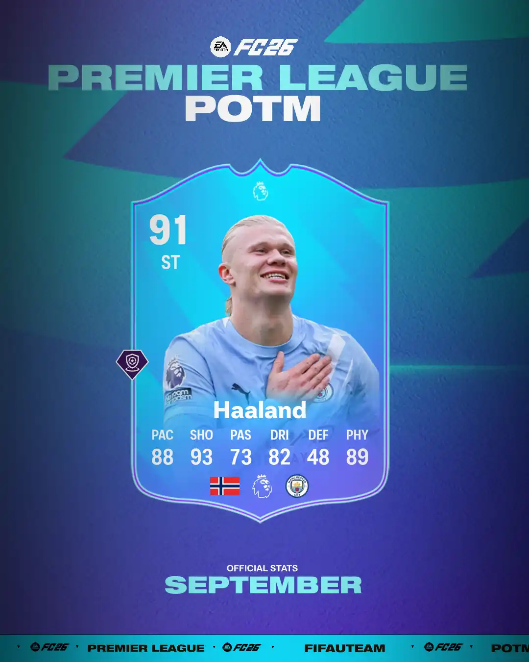FC 26 Premier League Player of the Month