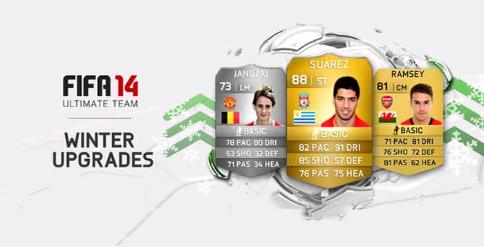 Complete List of the FIFA 14 Ultimate Team Upgraded Players Cards