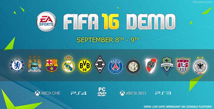 strottenhoofd periode Dodelijk FIFA 16 Demo Guide - Release Date, Teams & Download