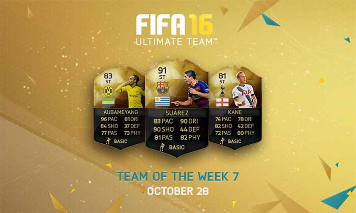Equipa da Semana 7 - Todas as TOTW de FIFA 16 Ultimate Team