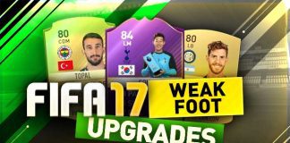 FIFA 17 Weak Foot Upgrades