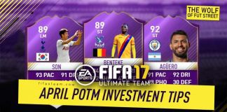FIFA 17 April Premier League POTM Investment Tips