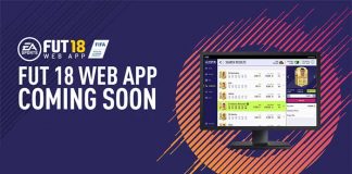 FUT Web App for EA Sports FIFA 18 is now live!