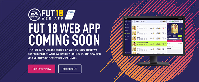fifa 18 web app release date
