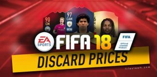 FIFA 18 Quick Sell Prices - Discard Prices for FUT 18
