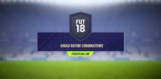 FIFA 18 Squad Rating Combinations
