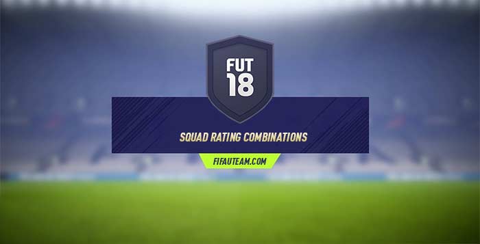 FIFA 18 Squad Rating Combinations