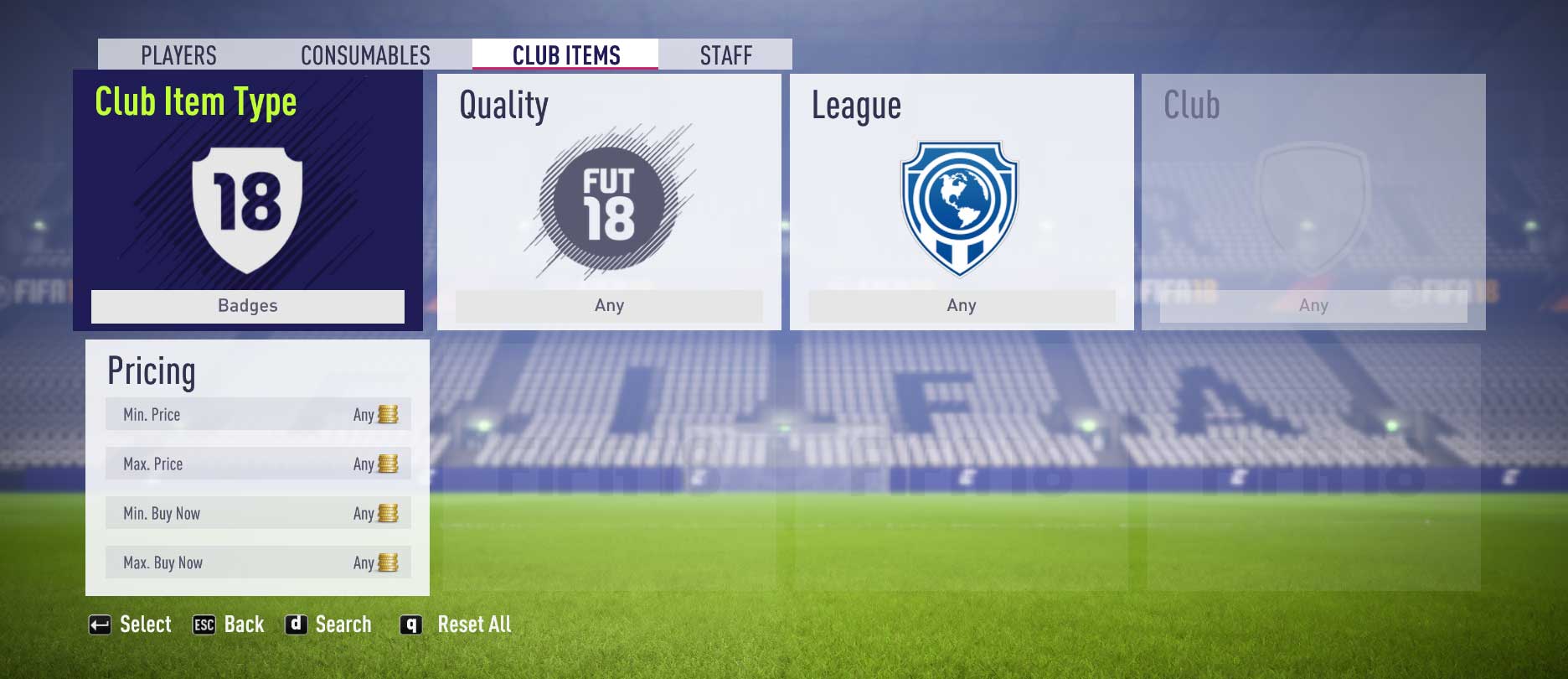 FIFA 18 Club Items Guide - Kits, Badges, Balls and Stadiums