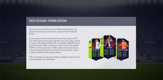 FIFA 18 Path to Glory Offers Guide - Spring Edition