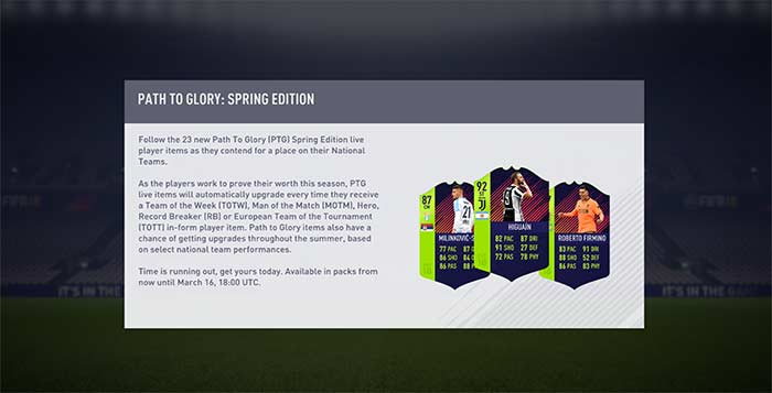 FIFA 18 Path to Glory Offers Guide - Spring Edition