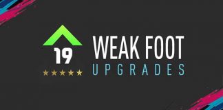 FIFA 19 Weak Foot Upgrades List and Guide