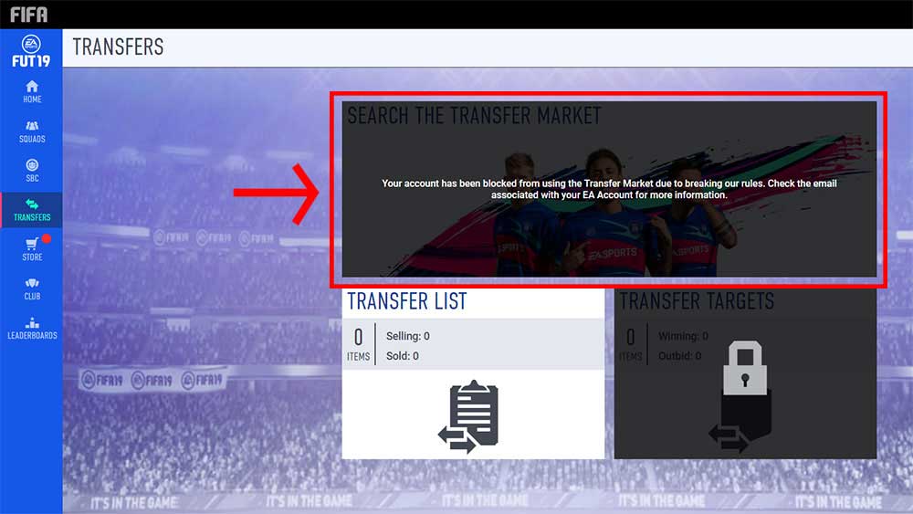 FIFA 19 Web App Troubleshooting
